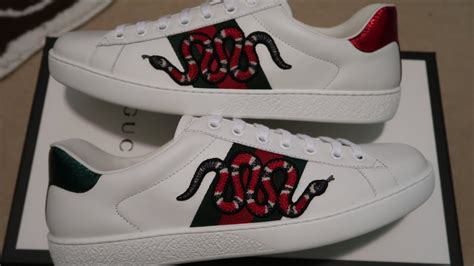 gucci ace snake fake|Gucci snakeskin shoes.